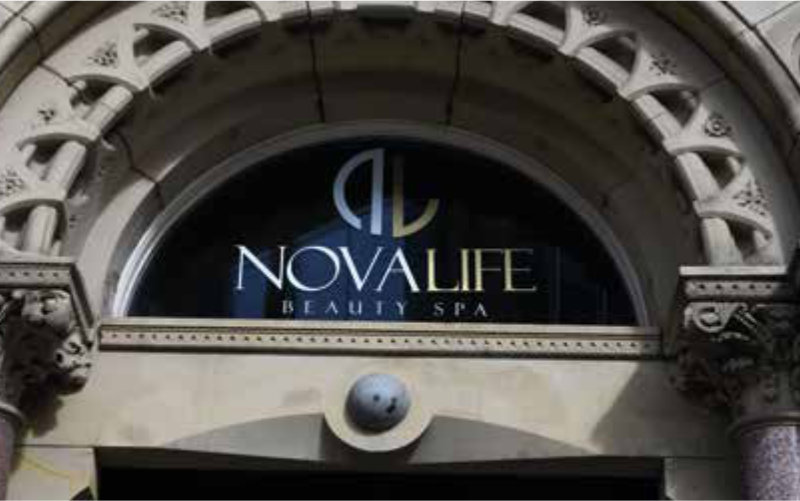 Novalife Beauty Spa sign